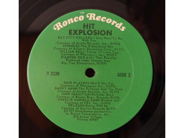 Various – Hit Explosion Label: Ronco – R2130 Jaar: 1977