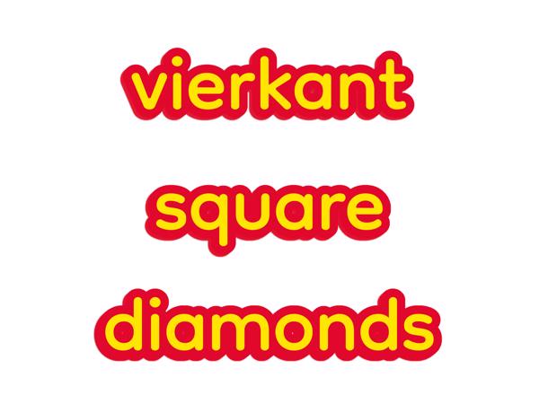 50x40cm Diamond Painting gekleurde panter (vierkant) nr 10