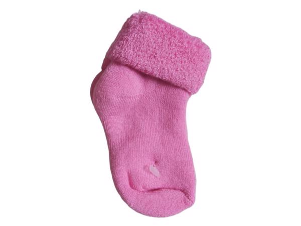 baby sokken donker roze 3-6 mnd