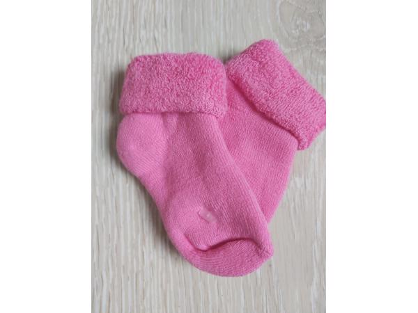 baby sokken donker roze 3-6 mnd