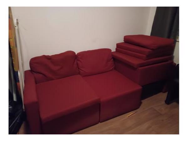 Gratis afhalen  Zit  slaapbank.   Twee persoons  slaap bank