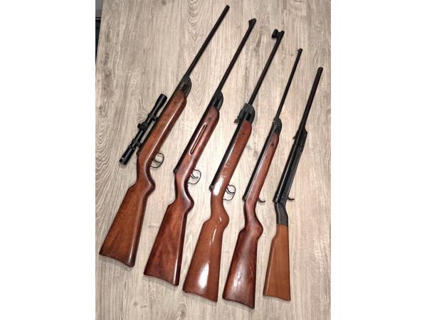 Vijf Diana luchtbuksen