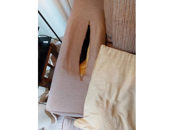 Stevige 3-zits Bank met longseat