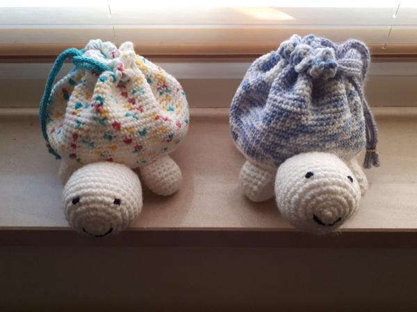 Kinderbuideltasjes handmade