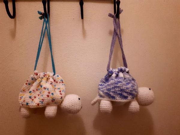 Kinderbuideltasjes handmade