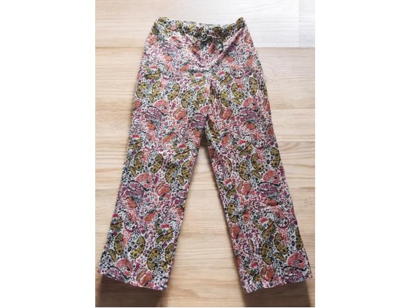 Gekleurde print zomer broek XL