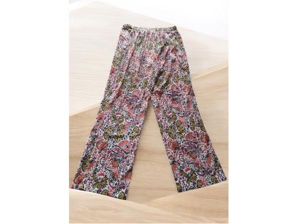 Gekleurde print zomer broek XL