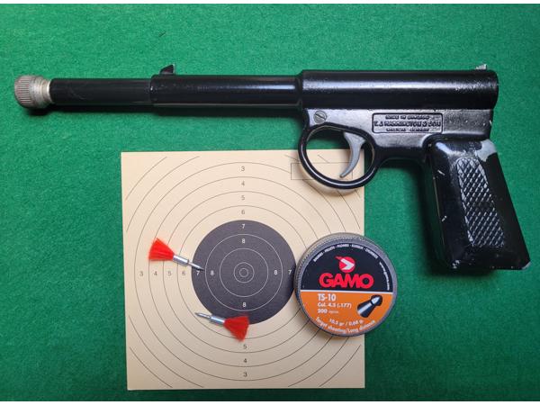 Vintage "The Gat" luchtpistool.