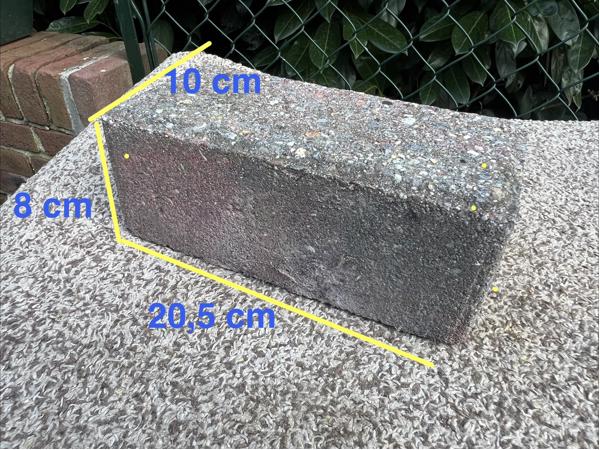 Oprit betonnen klinkers
