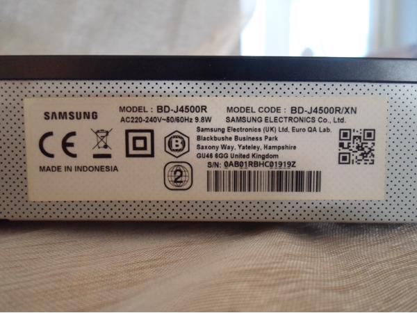 Te koop! Samsung BD-J4500R Blu-ray-speler