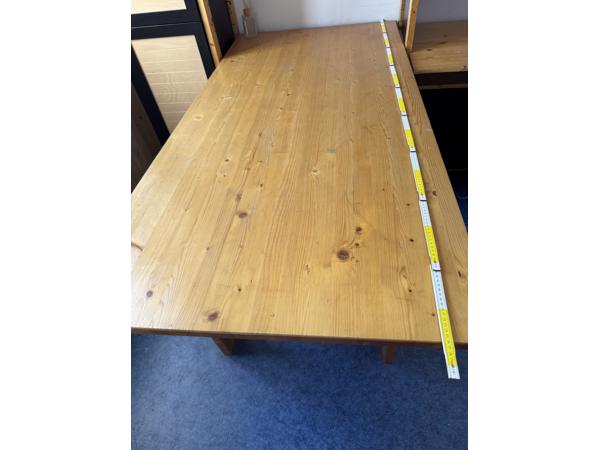 demontabel houten wandmeubel met bureau/tafel