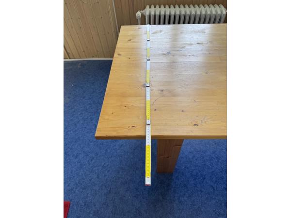 demontabel houten wandmeubel met bureau/tafel