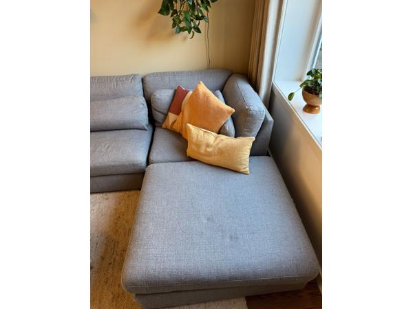 Montel Hoekbank Grijs