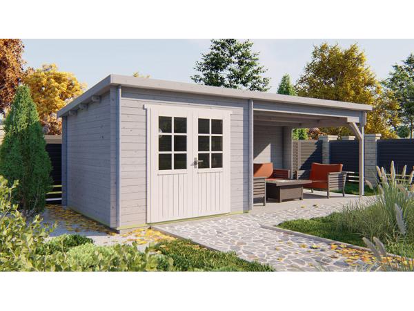 Blokhut - Tuinhuis Charlotta | 28 mm | vuren onbehandeld