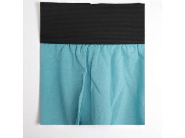 Mini rok met laagjes van kant turquoise L/XL