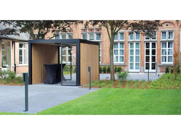 Strak tuinhuis MALUWI -Aluminium in diverse standaard maten