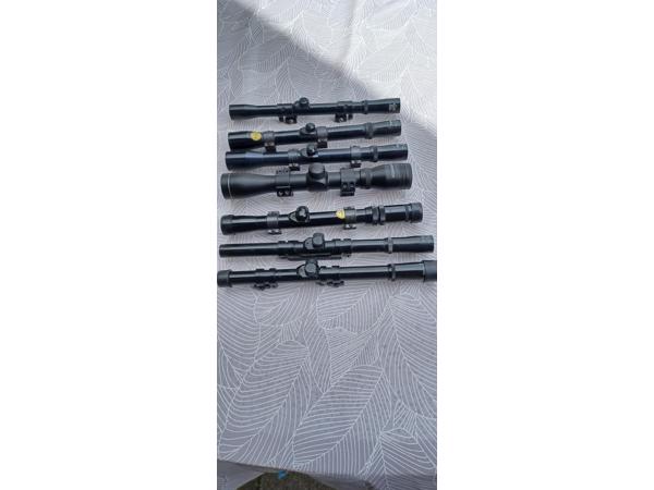 Diverse richtkijkers compleet met 11mm montage