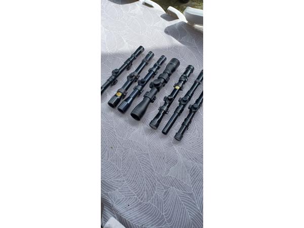 Diverse richtkijkers compleet met 11mm montage