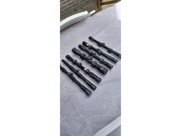 Diverse richtkijkers compleet met 11mm montage