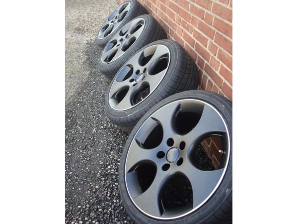 18 Inch GTI Black Velgen en Banden Steek 5x112