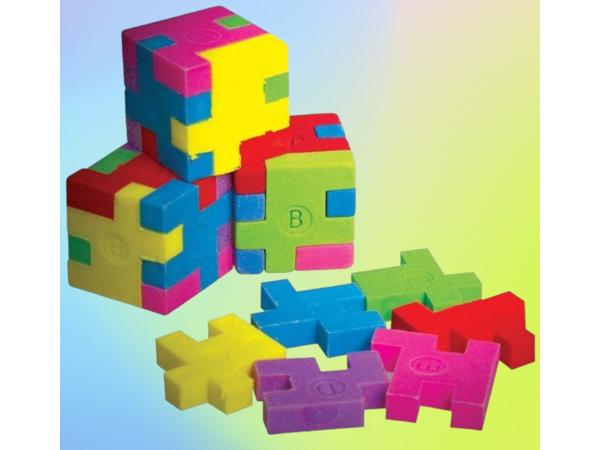 3x gum kubus puzzel 3x3cm