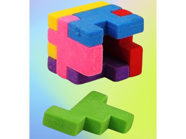 3x gum kubus puzzel 3x3cm