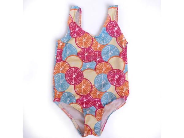 Meisjes badpak fruit meerkleurig 100 / 3-4 jaar