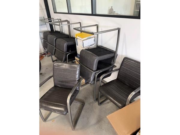 10 eetkamer/kantoorstoelen