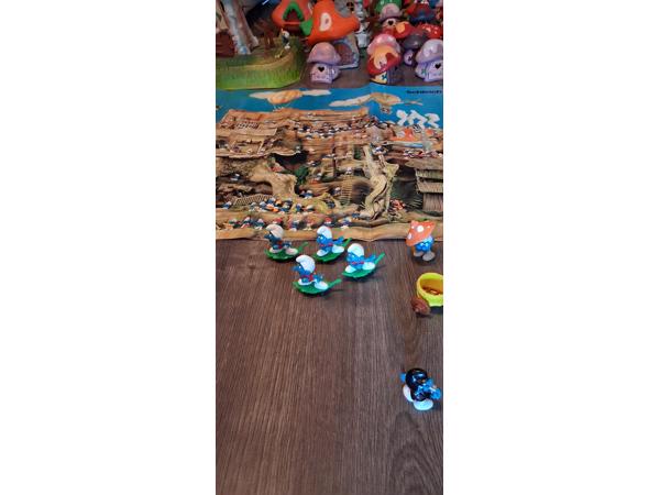 Enorme Smurfen verzameling huisjes, molens en veel meer