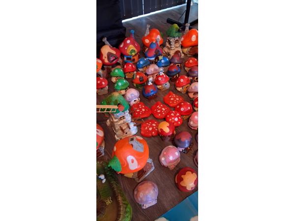 Enorme Smurfen verzameling huisjes, molens en veel meer