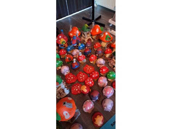 Enorme Smurfen verzameling huisjes, molens en veel meer