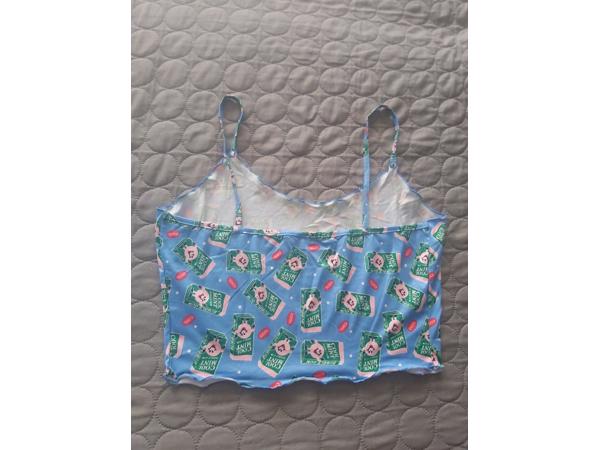 croptop blauw cool M