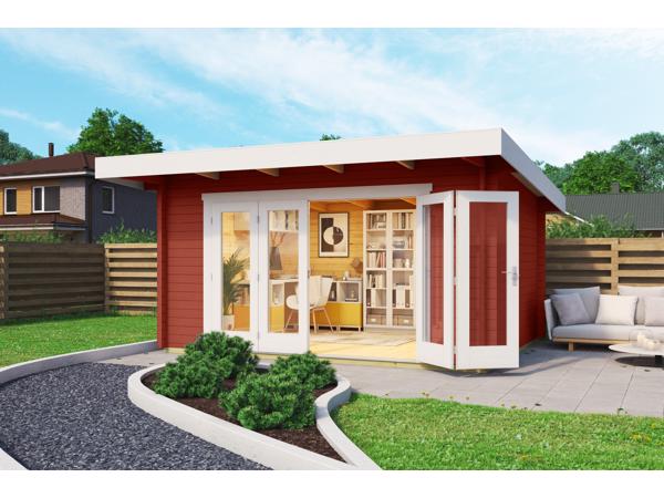 Blokhut Sussex 1 + Bifold Door 2600X1957