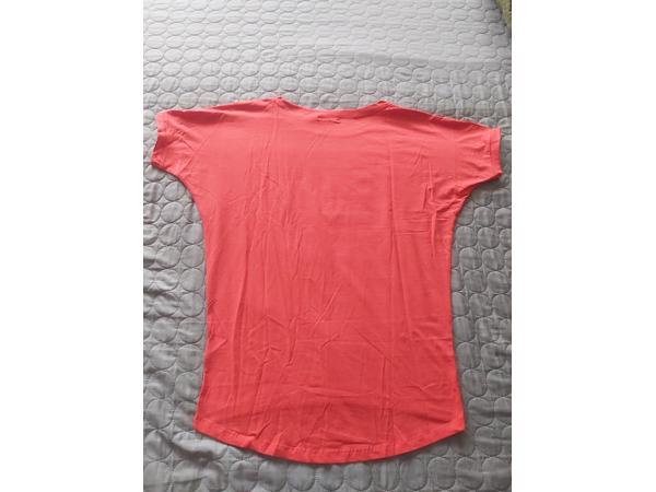 Glo-story t-shirt 1995 rood glamour glitter one size