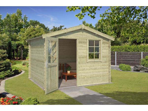 Blokhut Nina 275x230 Onbehandeld vuren