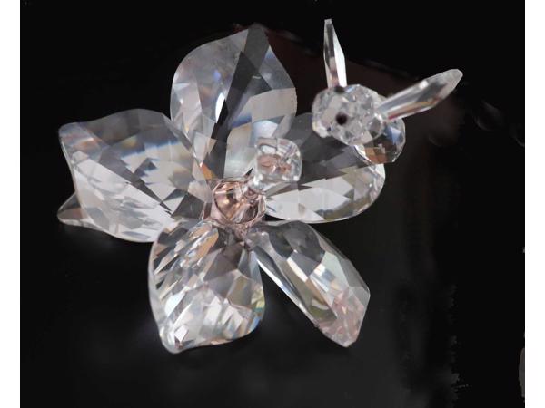 Swarovski Honingbij op hibiscus  met doos en certificaat