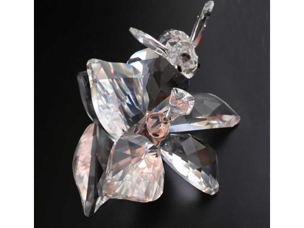 Swarovski Honingbij op hibiscus  met doos en certificaat