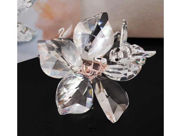 Swarovski Honingbij op hibiscus bloem met doos + certificaat