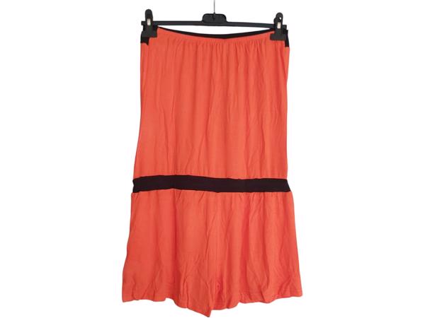Playsuit offshoulder oranje XL