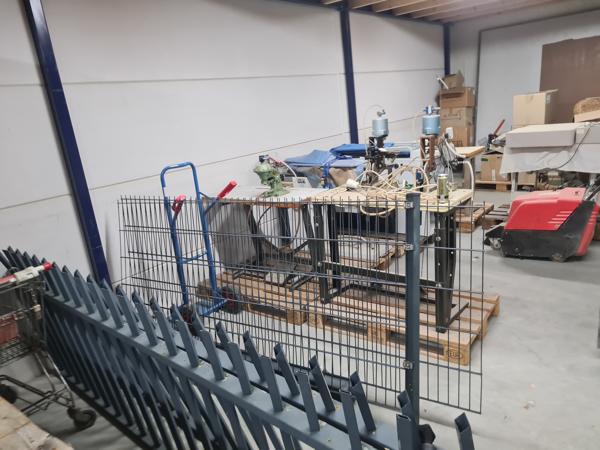 dubbele poort met schade circa 6m