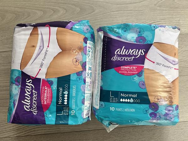Two New Postpartum pads
