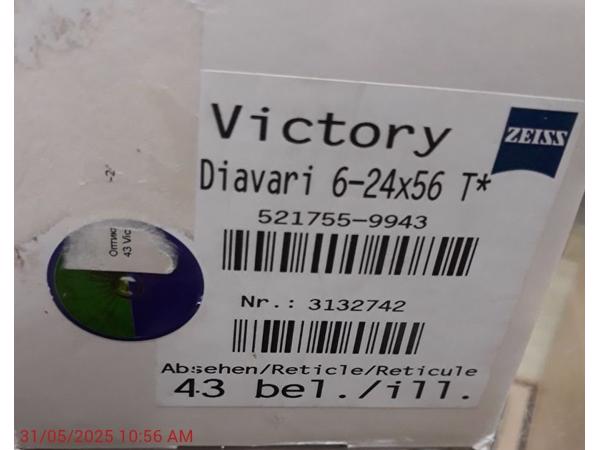 Scope Victory Diavari 6-24x56 T*