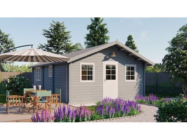 Blokhut - Tuinhuis Cadiz | 44 mm | onbehandeld