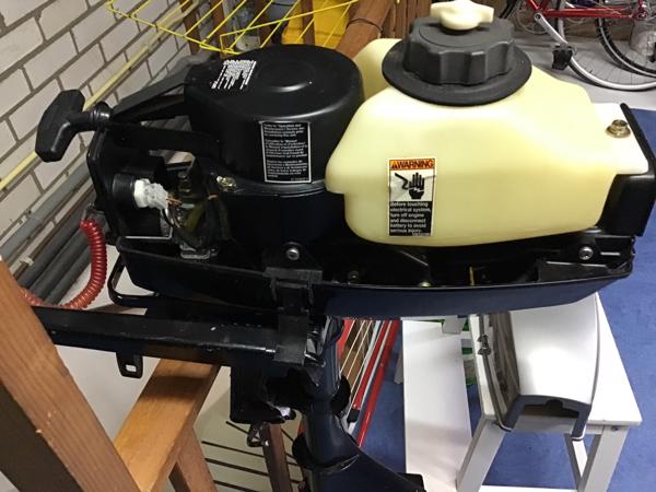 Aanhangmotor Mariner.  2,5 PK