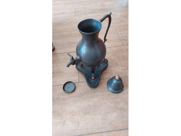 Tinnen koffiekan leuk toch