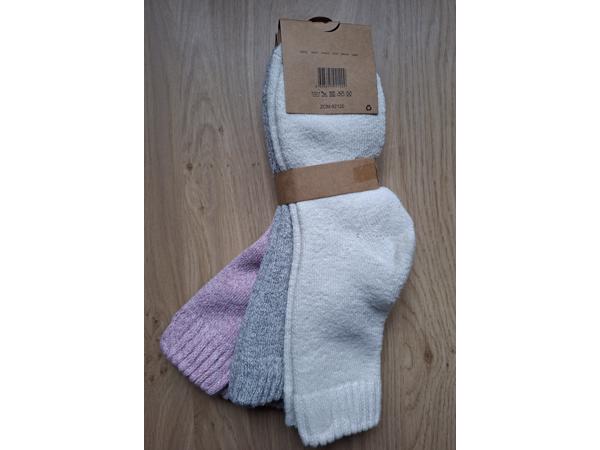 3 Paar Dikke Alpaka Wollen Sokken Maat 39-42