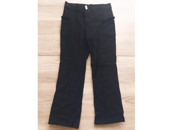 Stretchy zwarte cargo broek XL