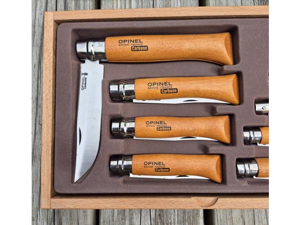 Opinel carbon messenset