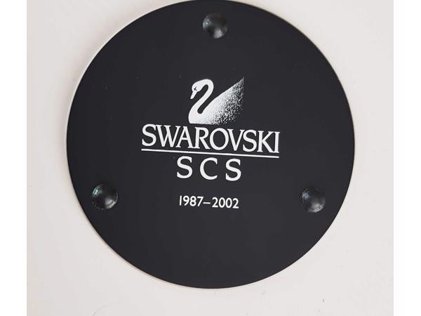 Swarovski Vaas 15 rode rozen met doos, certificaat, spiegel