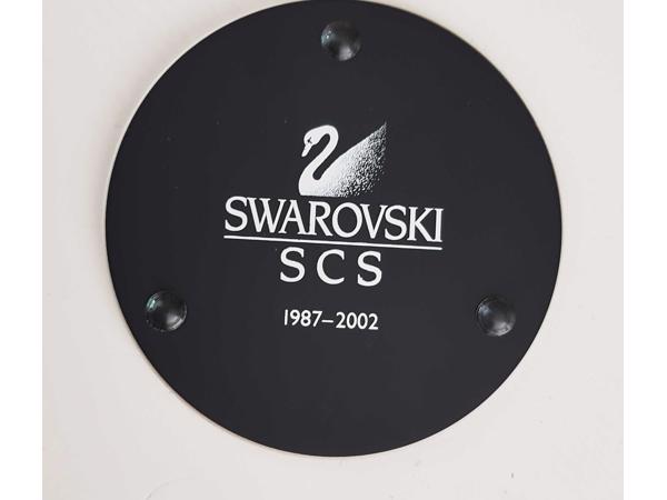 Swarovski Vaas 15 rode rozen &#x2B; doos, certificaat en spiegel